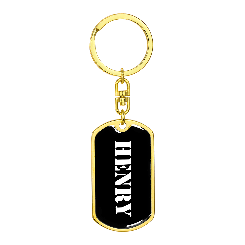 Henry v2 - Luxury Dog Tag Keychain