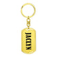 Jaclyn v01 - Luxury Dog Tag Keychain