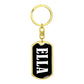 Ella v01w - Luxury Dog Tag Keychain