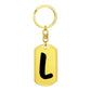 Initial L v1b - Luxury Dog Tag Keychain