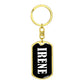 Irene v01w - Luxury Dog Tag Keychain