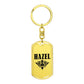 Hazel v01a - Luxury Dog Tag Keychain