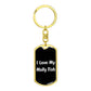 Love My Molly Fish v3 - Luxury Dog Tag Keychain