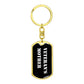 Veteran's Mother v3 - Luxury Dog Tag Keychain