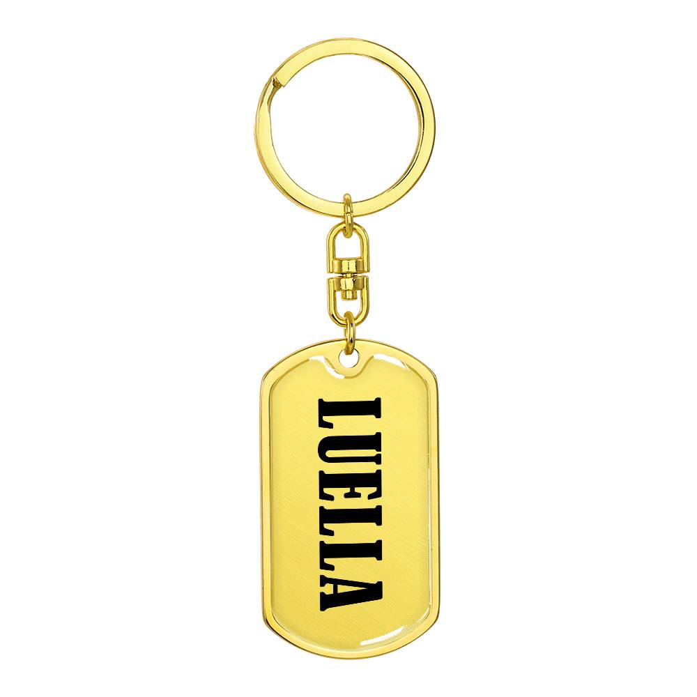 Luella v01 - Luxury Dog Tag Keychain
