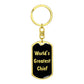 World's Greatest Chief v2 - Luxury Dog Tag Keychain