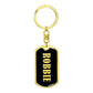 Robbie v02 - Luxury Dog Tag Keychain