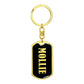 Mollie v02 - Luxury Dog Tag Keychain