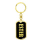 Ester v02 - Luxury Dog Tag Keychain