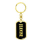 Jeanine v02 - Luxury Dog Tag Keychain
