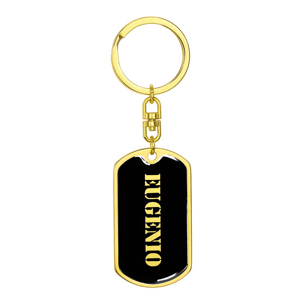 Eugenio v2 - Luxury Dog Tag Keychain