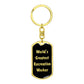 World's Greatest Recreation Worker v2 - Luxury Dog Tag Keychain