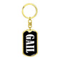 Gail v01w - Luxury Dog Tag Keychain