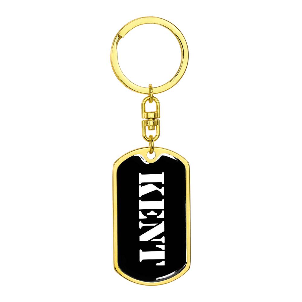 Kent v2 - Luxury Dog Tag Keychain