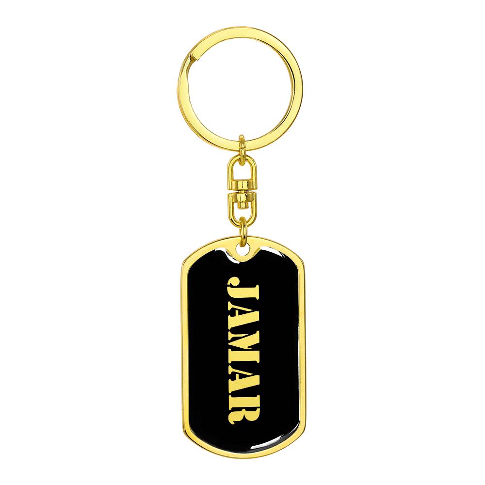 Jamar v2 - Luxury Dog Tag Keychain