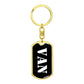 Van v2 - Luxury Dog Tag Keychain