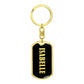 Isabelle v02 - Luxury Dog Tag Keychain