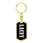 Lacey v03 - Luxury Dog Tag Keychain