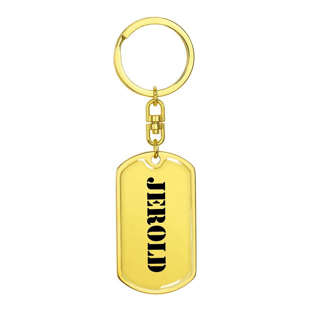Jerold - Luxury Dog Tag Keychain
