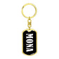 Mona v01w - Luxury Dog Tag Keychain