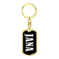 Jana v03 - Luxury Dog Tag Keychain