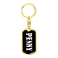Penny v01w - Luxury Dog Tag Keychain