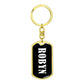 Robyn v01w - Luxury Dog Tag Keychain
