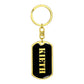 Kieth v2 - Luxury Dog Tag Keychain