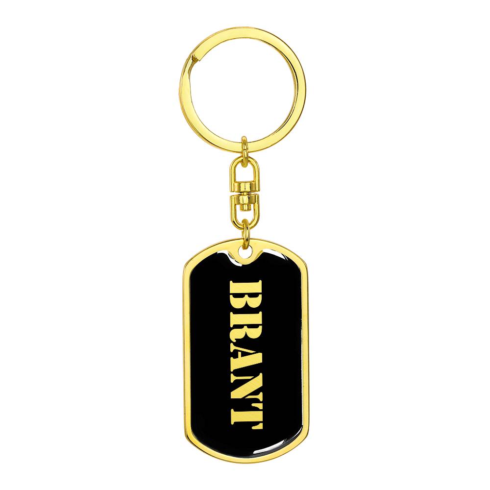 Brant v2 - Luxury Dog Tag Keychain