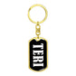Teri v03 - Luxury Dog Tag Keychain