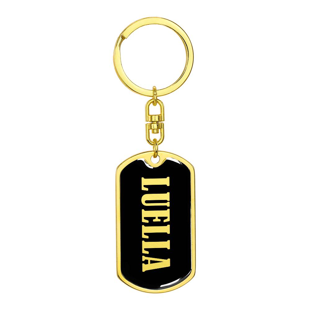 Luella v02 - Luxury Dog Tag Keychain