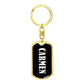 Carmen v01w - Luxury Dog Tag Keychain