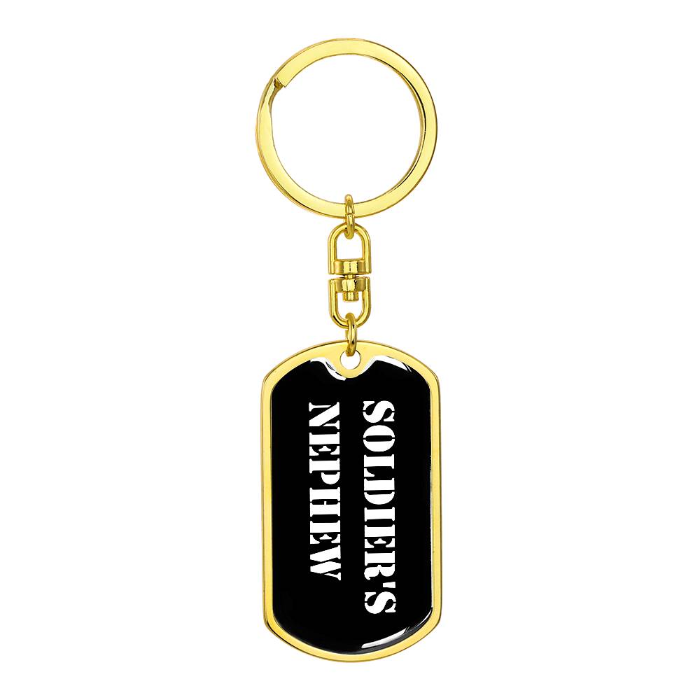 Soldier's Nephew v3 - Luxury Dog Tag Keychain