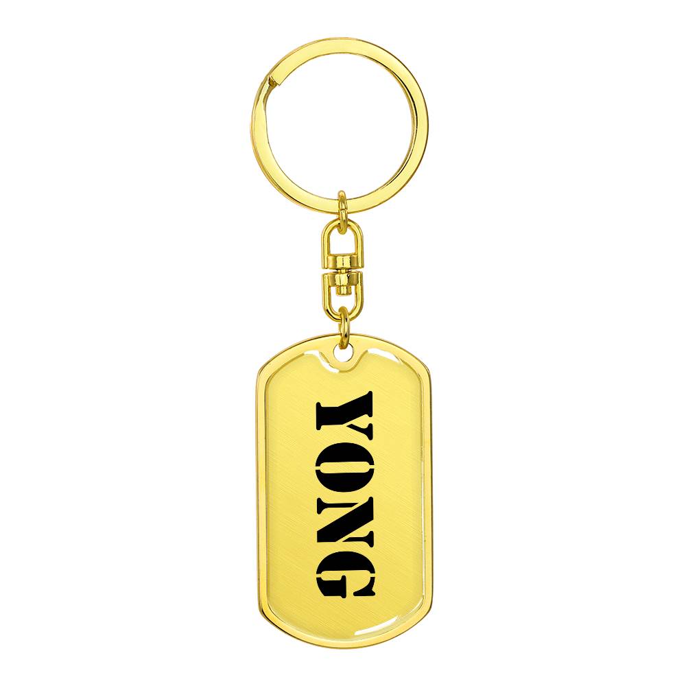 Yong - Luxury Dog Tag Keychain