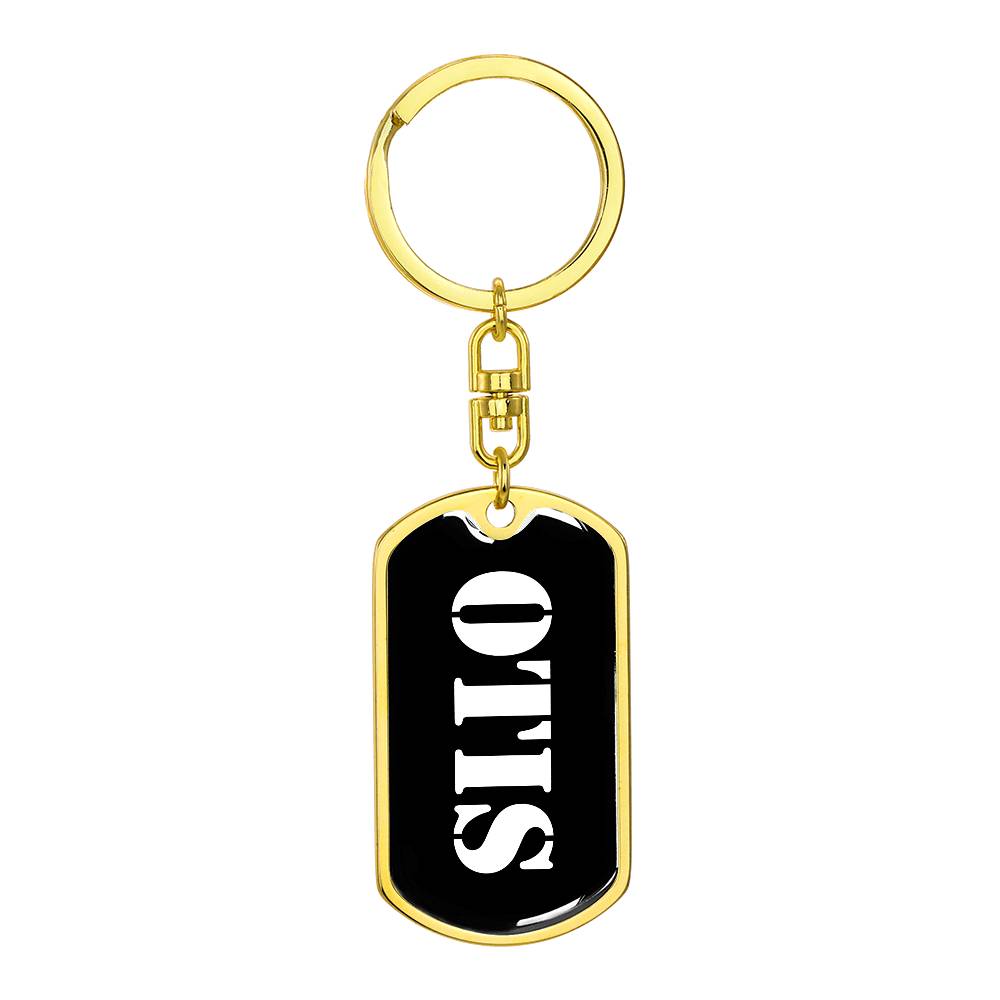 Otis v2 - Luxury Dog Tag Keychain