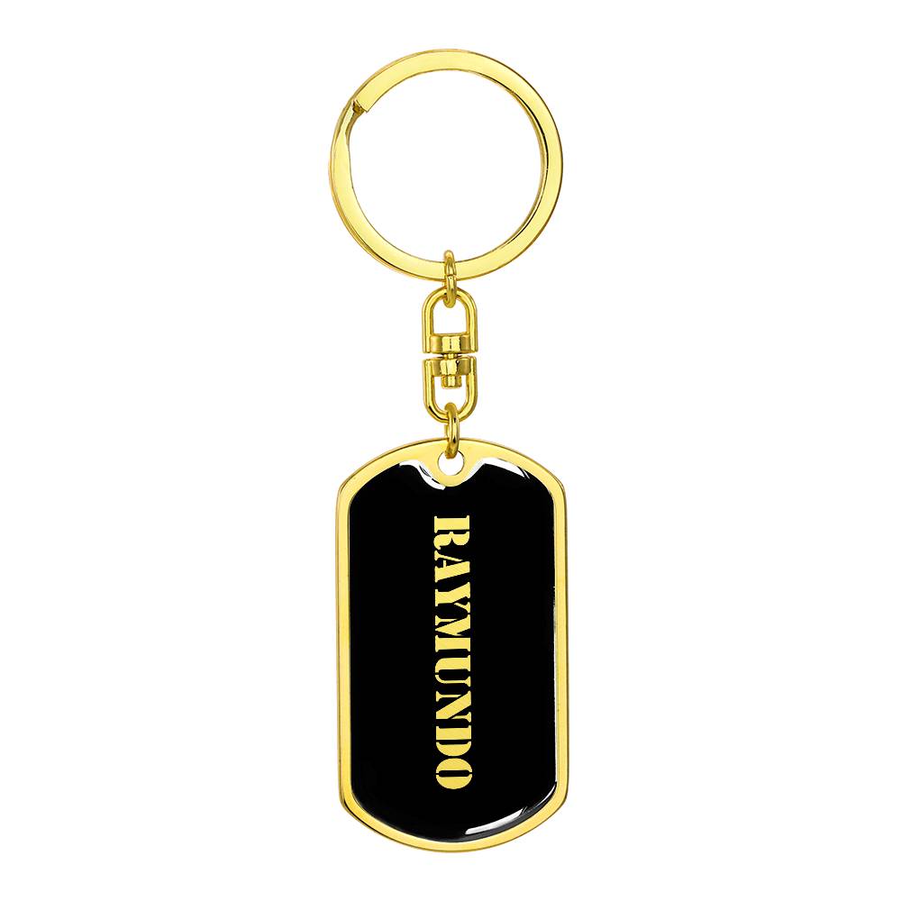 Raymundo v2 - Luxury Dog Tag Keychain