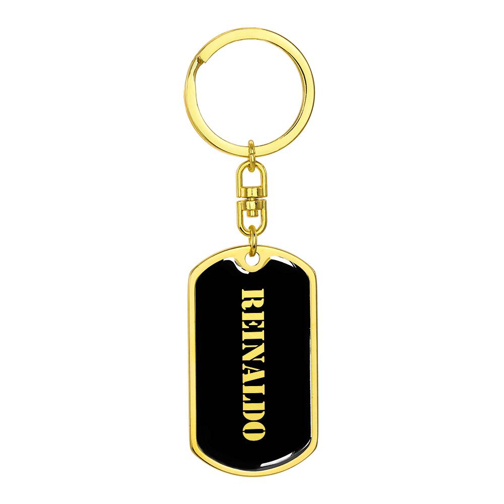 Reinaldo v2 - Luxury Dog Tag Keychain