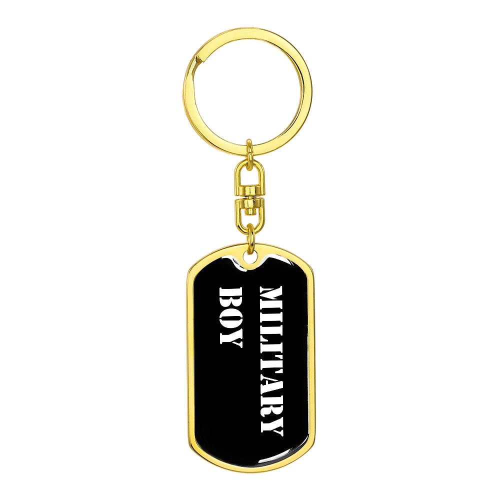 Military Boy v3 - Luxury Dog Tag Keychain