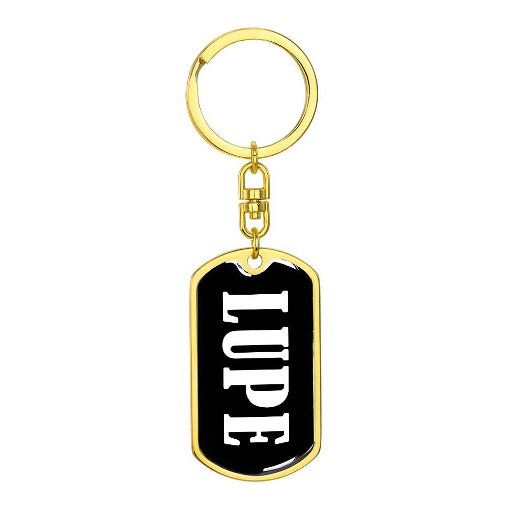 Lupe v03 - Luxury Dog Tag Keychain