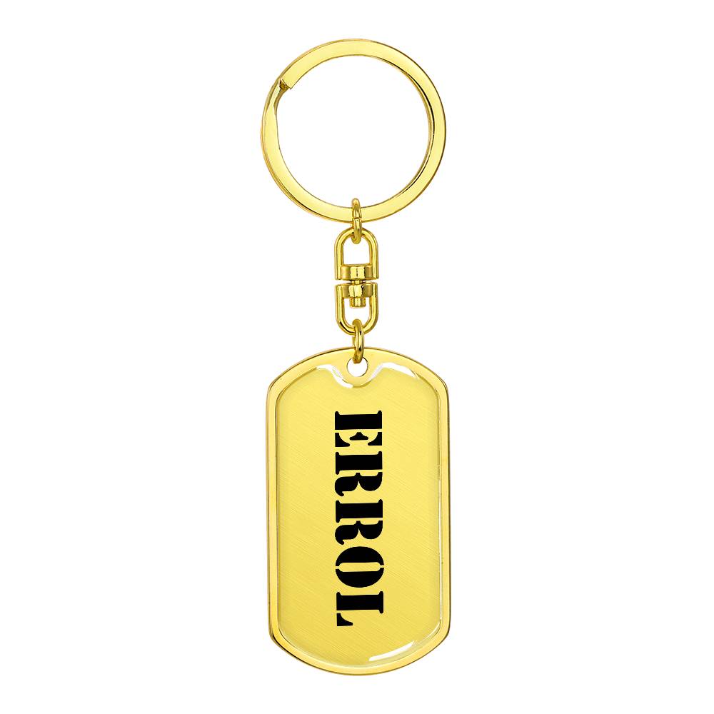 Errol - Luxury Dog Tag Keychain
