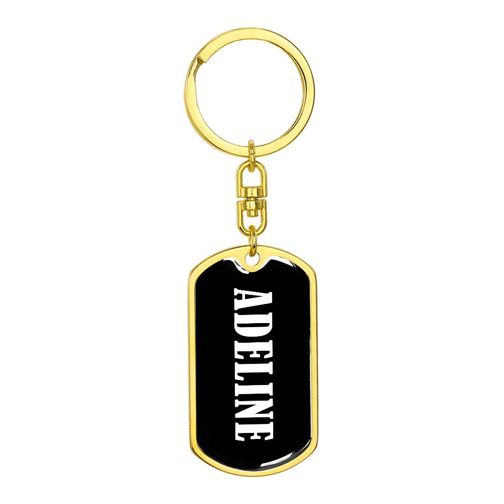 Adeline v03 - Luxury Dog Tag Keychain