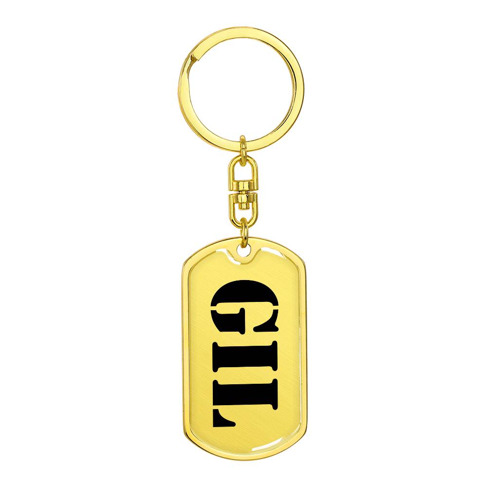 Gil - Luxury Dog Tag Keychain