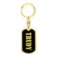 Trudy v02 - Luxury Dog Tag Keychain