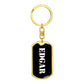 Edgar v2 - Luxury Dog Tag Keychain