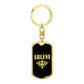 Arlene v02a - Luxury Dog Tag Keychain
