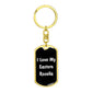 Love My Eastern Rosella v3 - Luxury Dog Tag Keychain