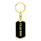 Claudio v2 - Luxury Dog Tag Keychain