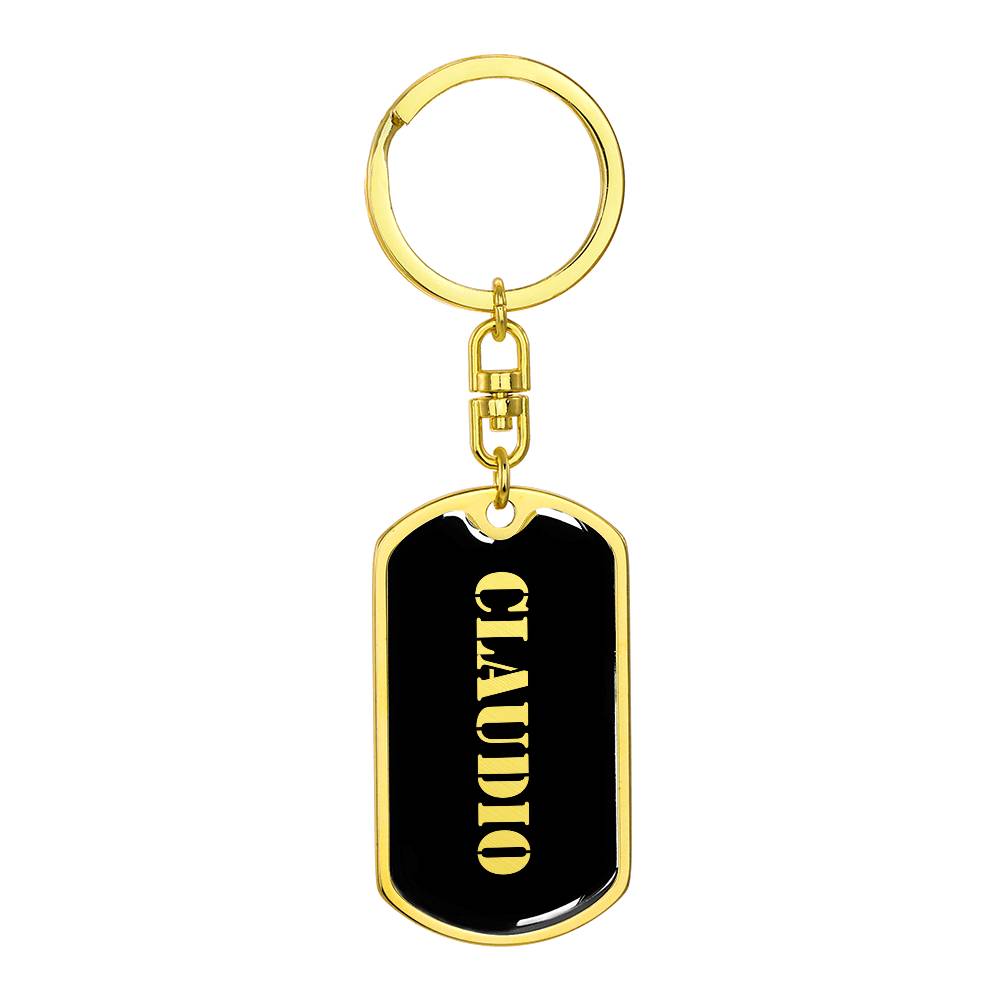 Claudio v2 - Luxury Dog Tag Keychain