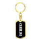 Charlene v01w - Luxury Dog Tag Keychain