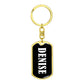 Denise v01w - Luxury Dog Tag Keychain